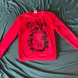 Hot Pink Marilyn Graphic Sweater